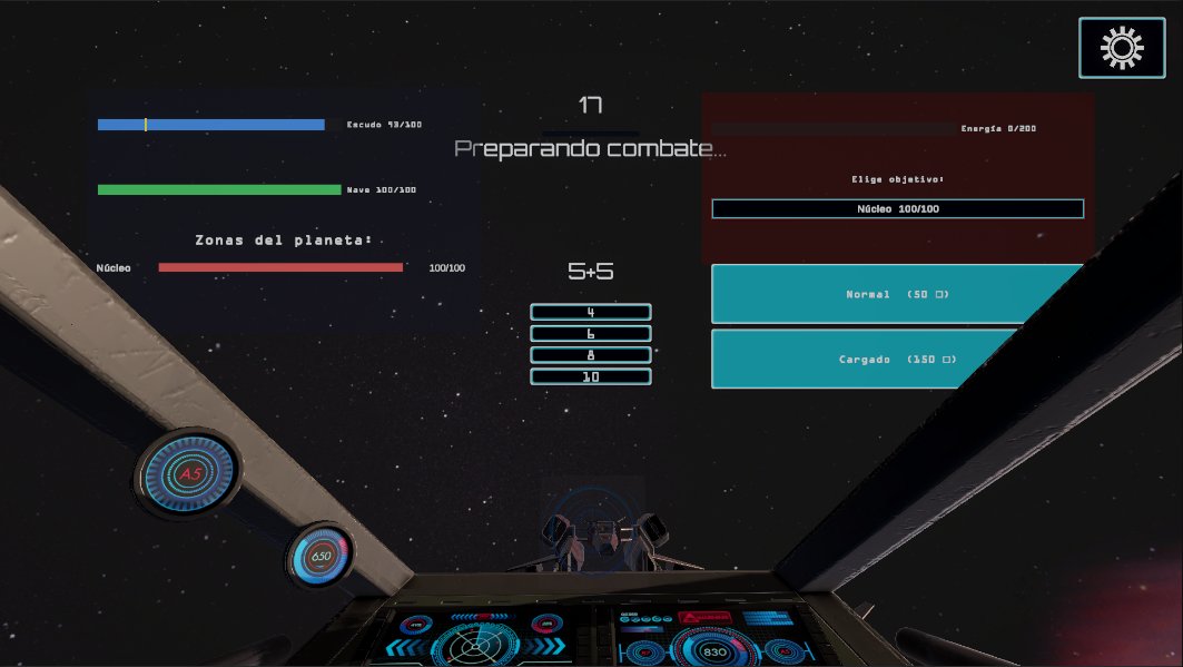 HUD del Tripulante en modo Ataque