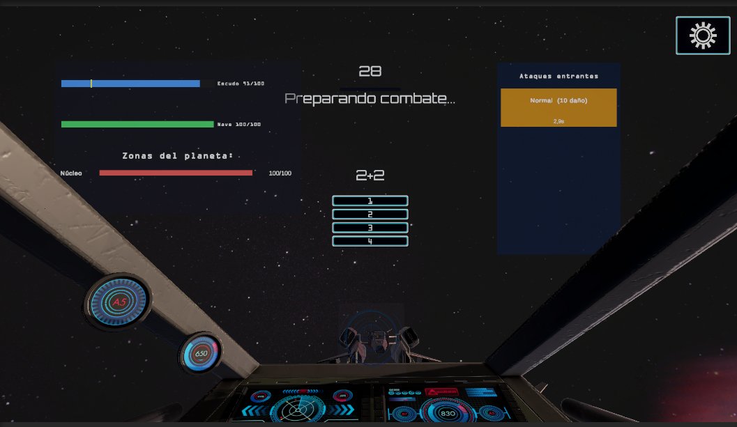Pantalla de combate: defensa con ataque entrante